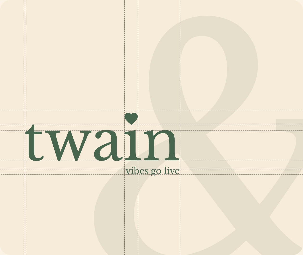 twain brand mark — vibes go live